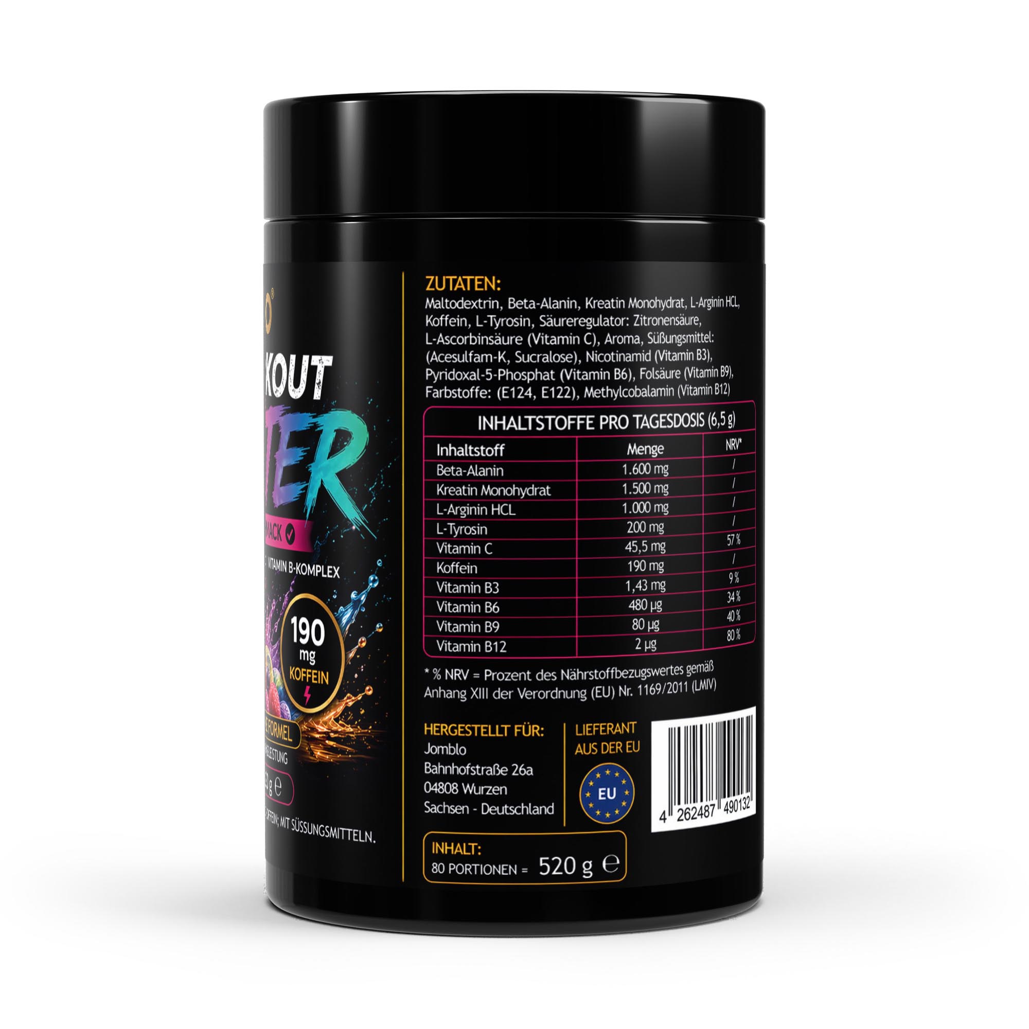 Pre-Workout Booster Tutti Frutti – 520g