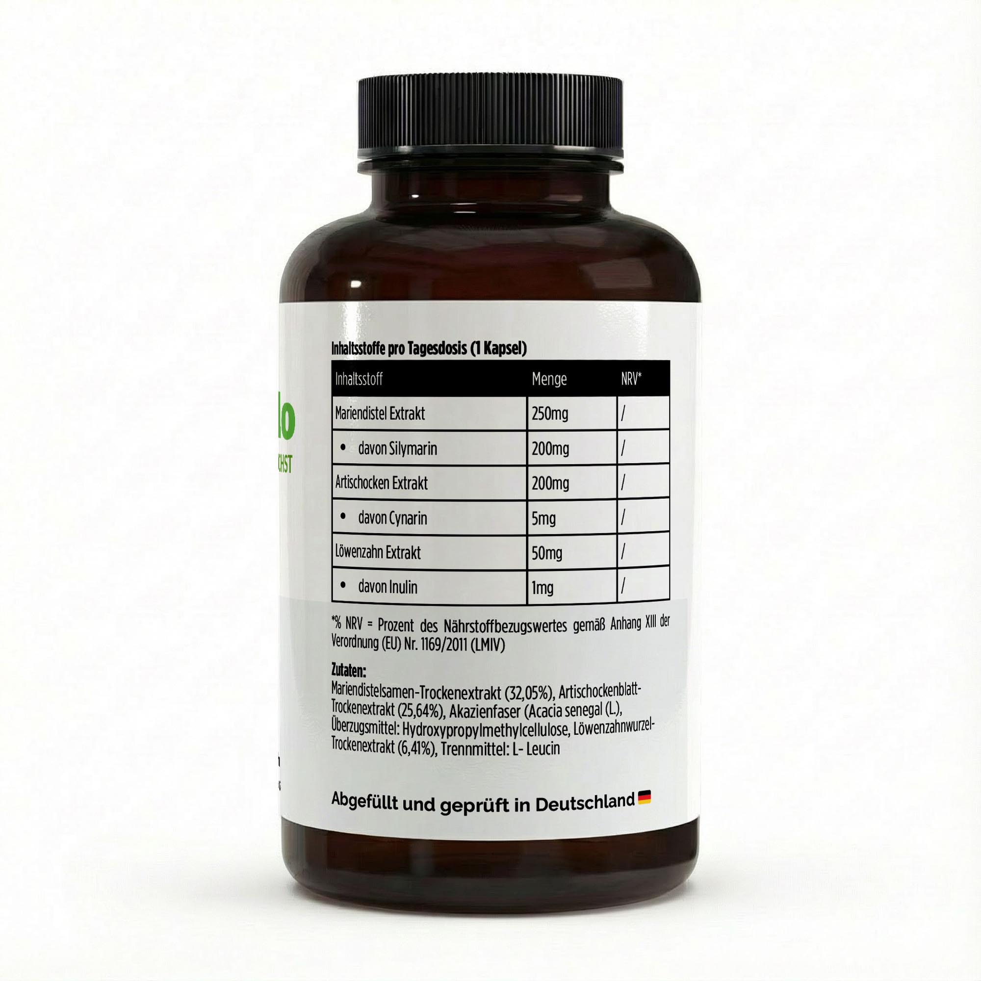 Mariendistel Artischocke Löwenzahn Komplex – 120 Kapseln