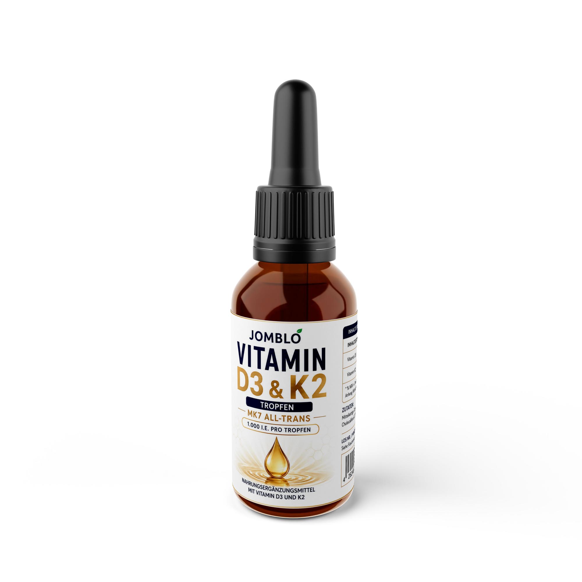 Vitamin D3 + K2 – 1.700 Tropfen (1.000 I.E.)