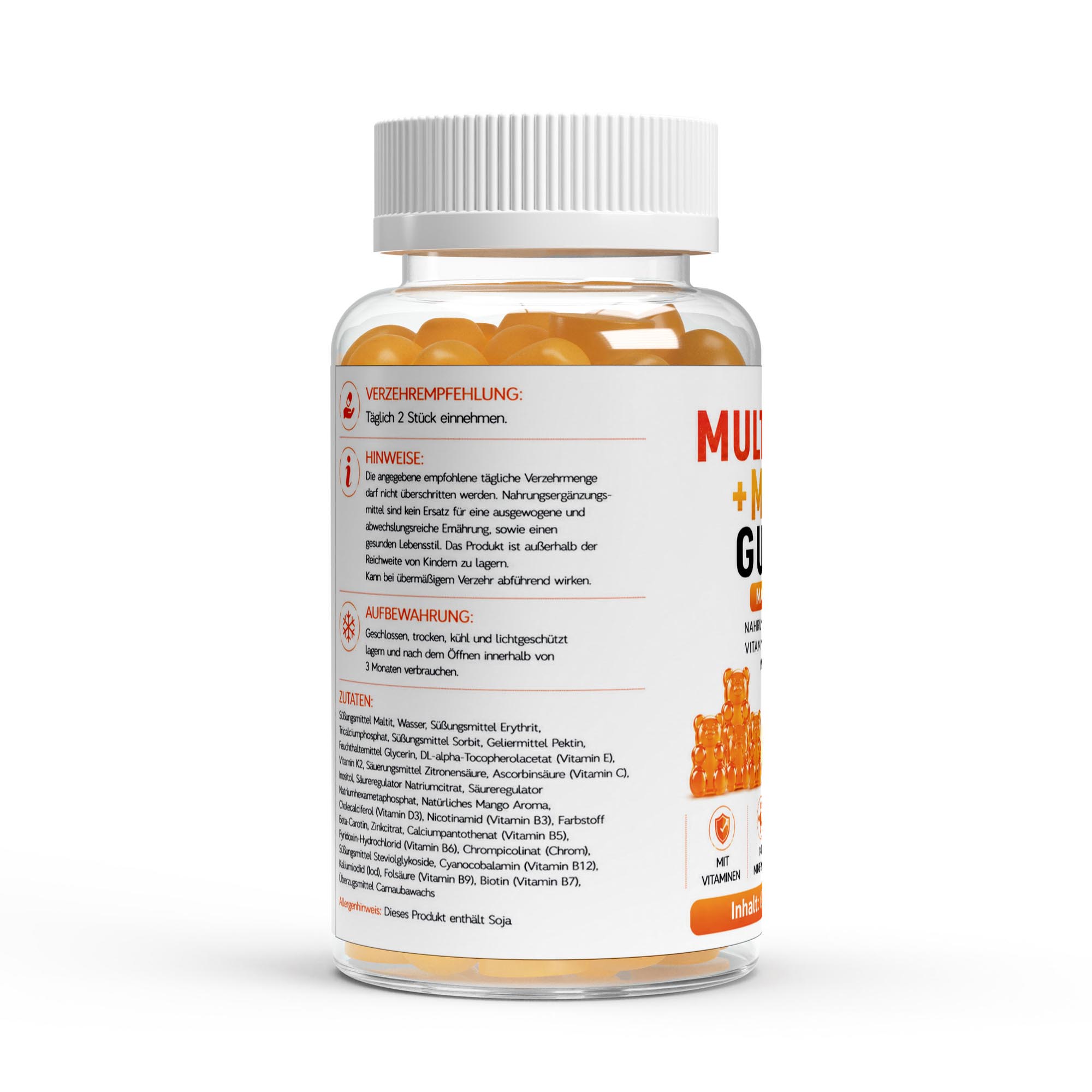 Multivitamin + Mineral Gummies – 60 Stk.