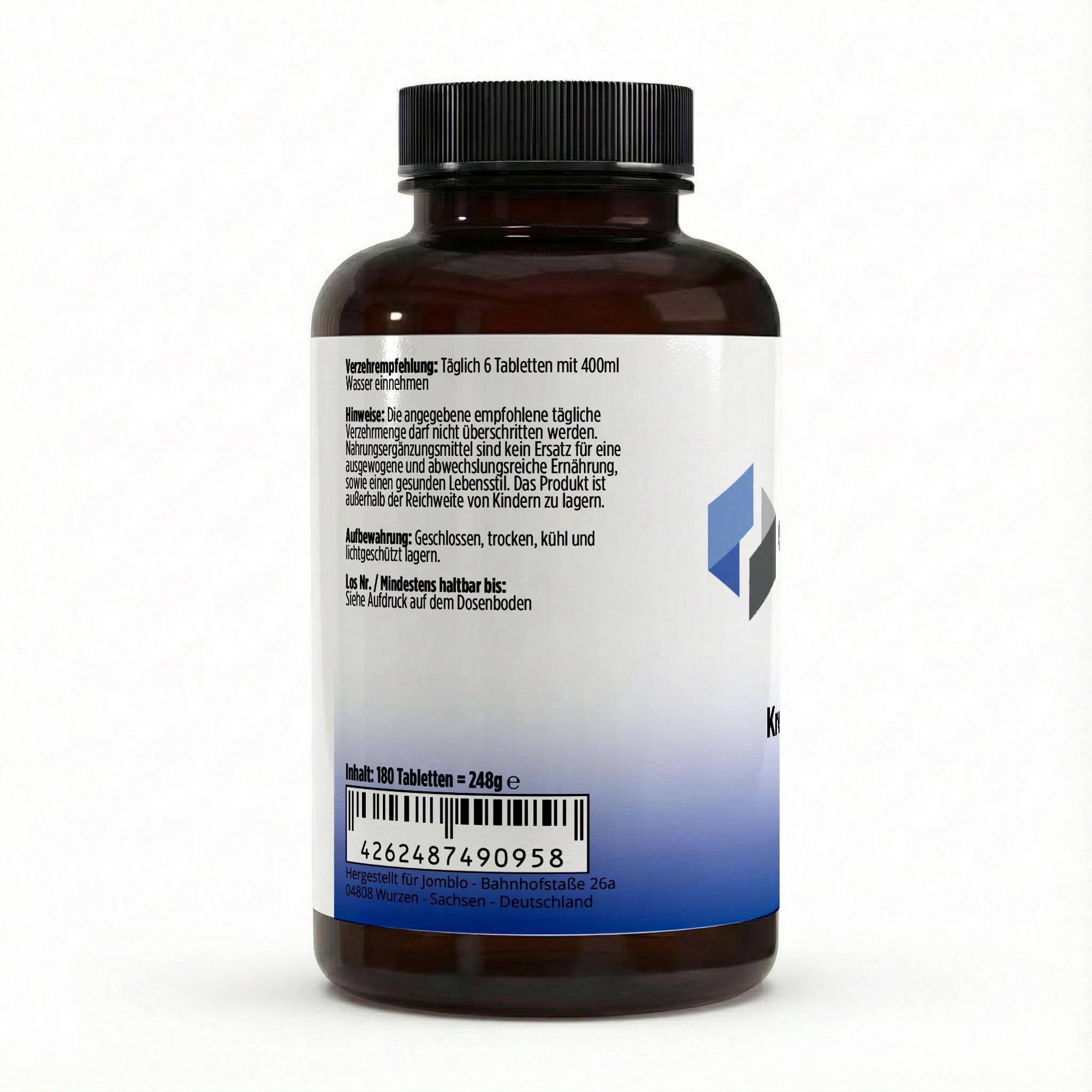 Kreatin Monohydrat – 180 vegane Tabletten
