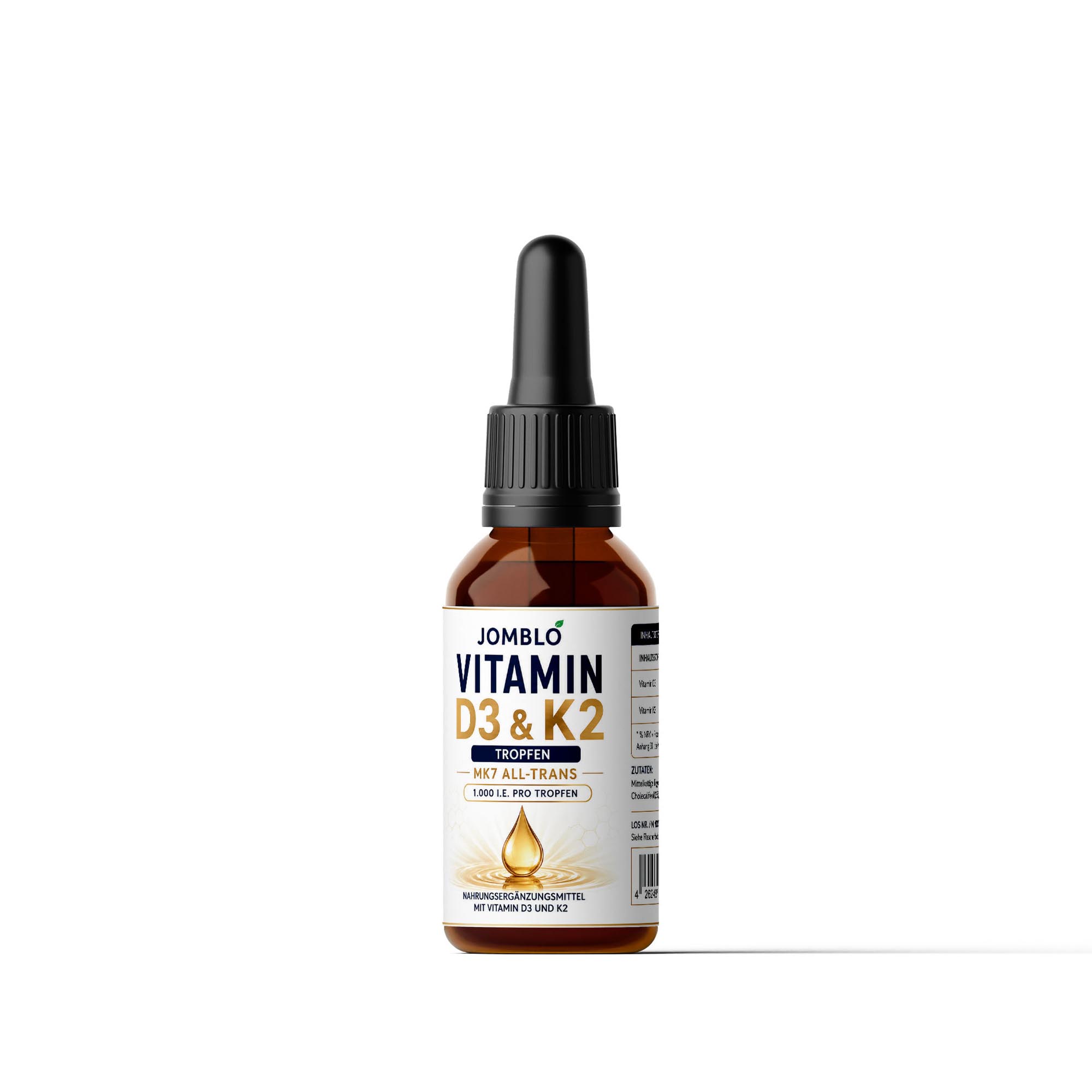 Vitamin D3 + K2 – 1.700 Tropfen (1.000 I.E.)