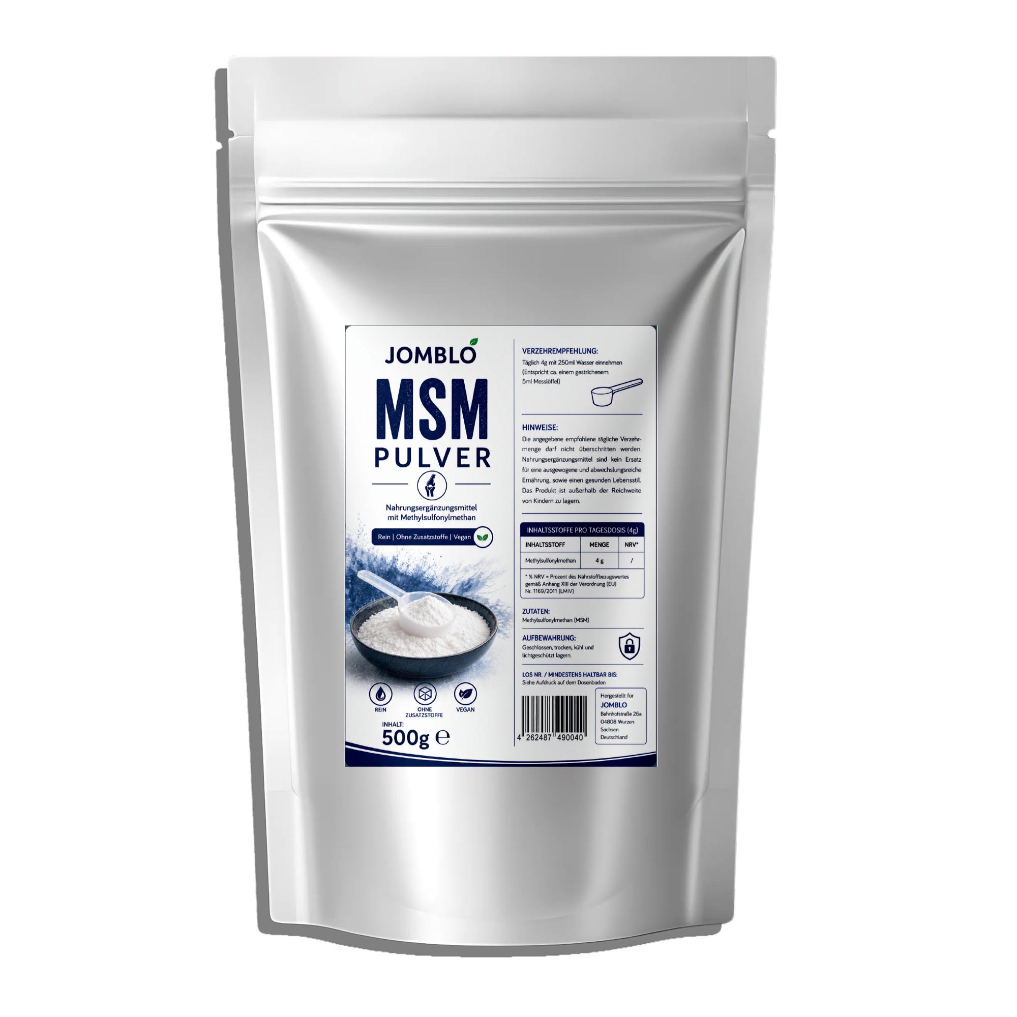 MSM Pulver – 500g