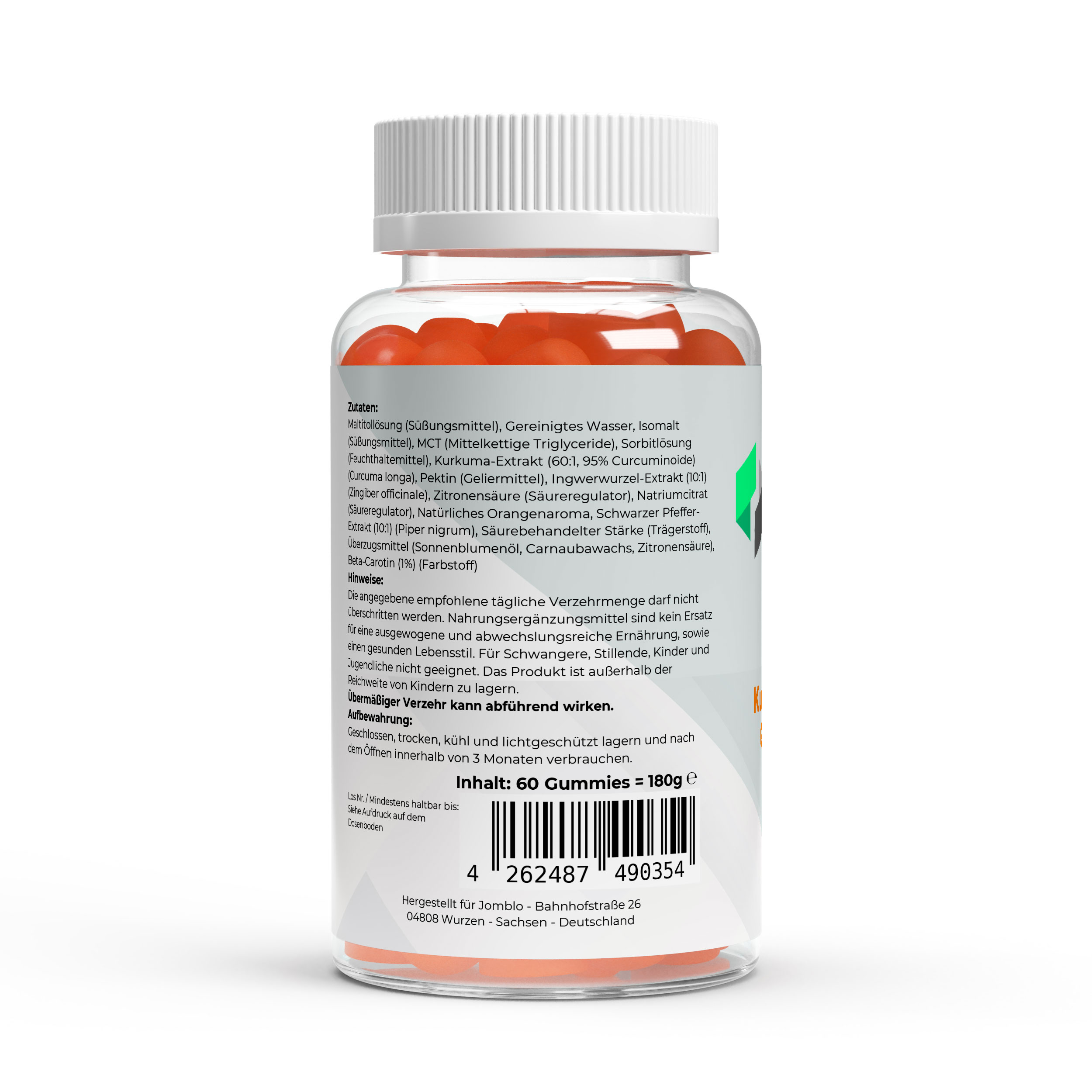 Kurkuma & Ingwer Gummies – 60 Stück
