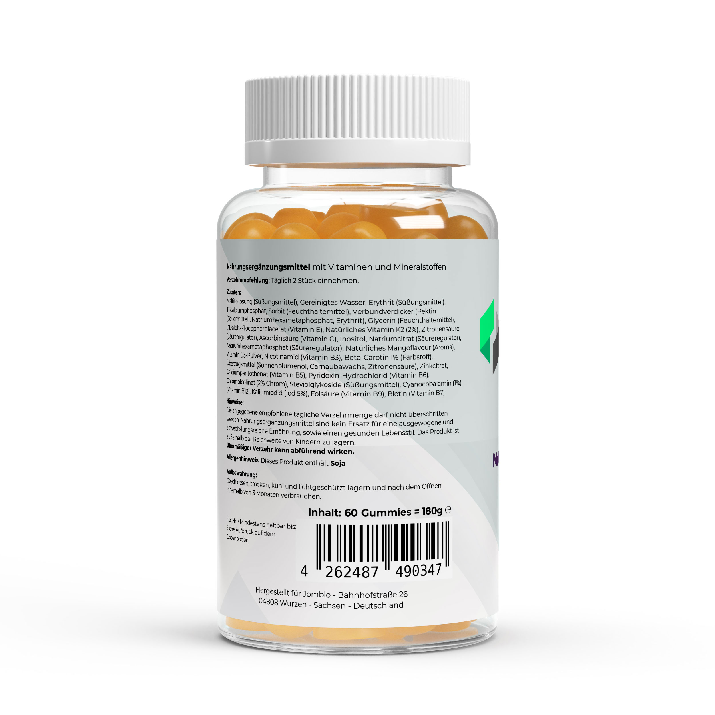 Multivitamin Gummies – 60 Stück – Nahrungsergänzungsmittel