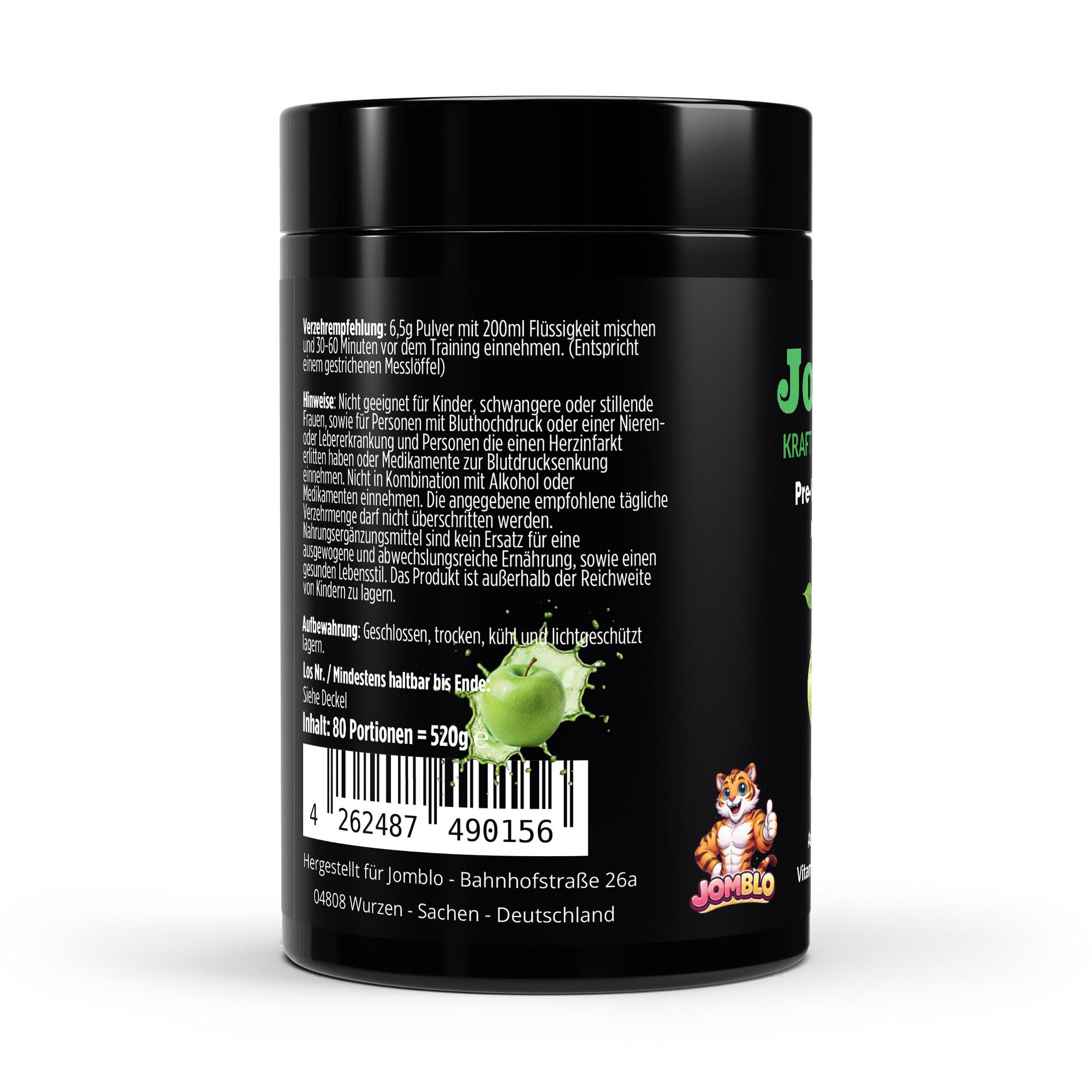 Pre-Workout Booster Apfel – 520g