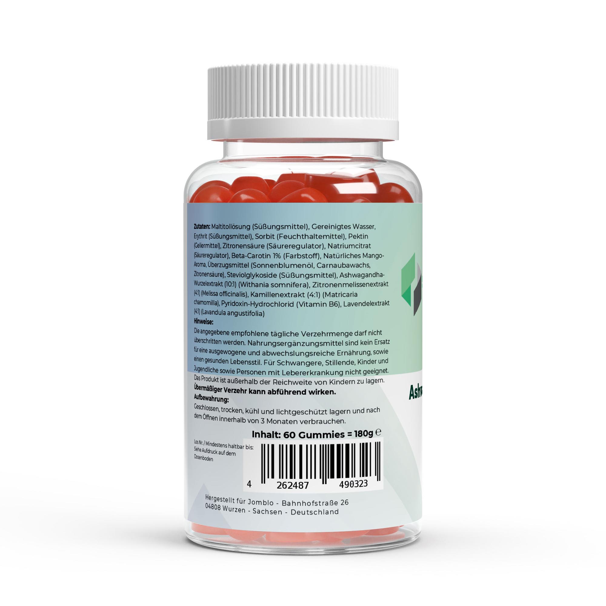 Ashwagandha + Vitamin B6 Gummies – 60 Stk.