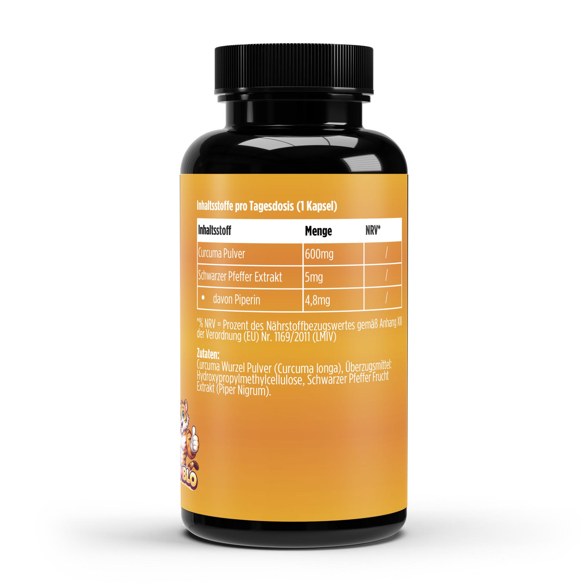 Curcuma + Piperin – 60 Kapseln