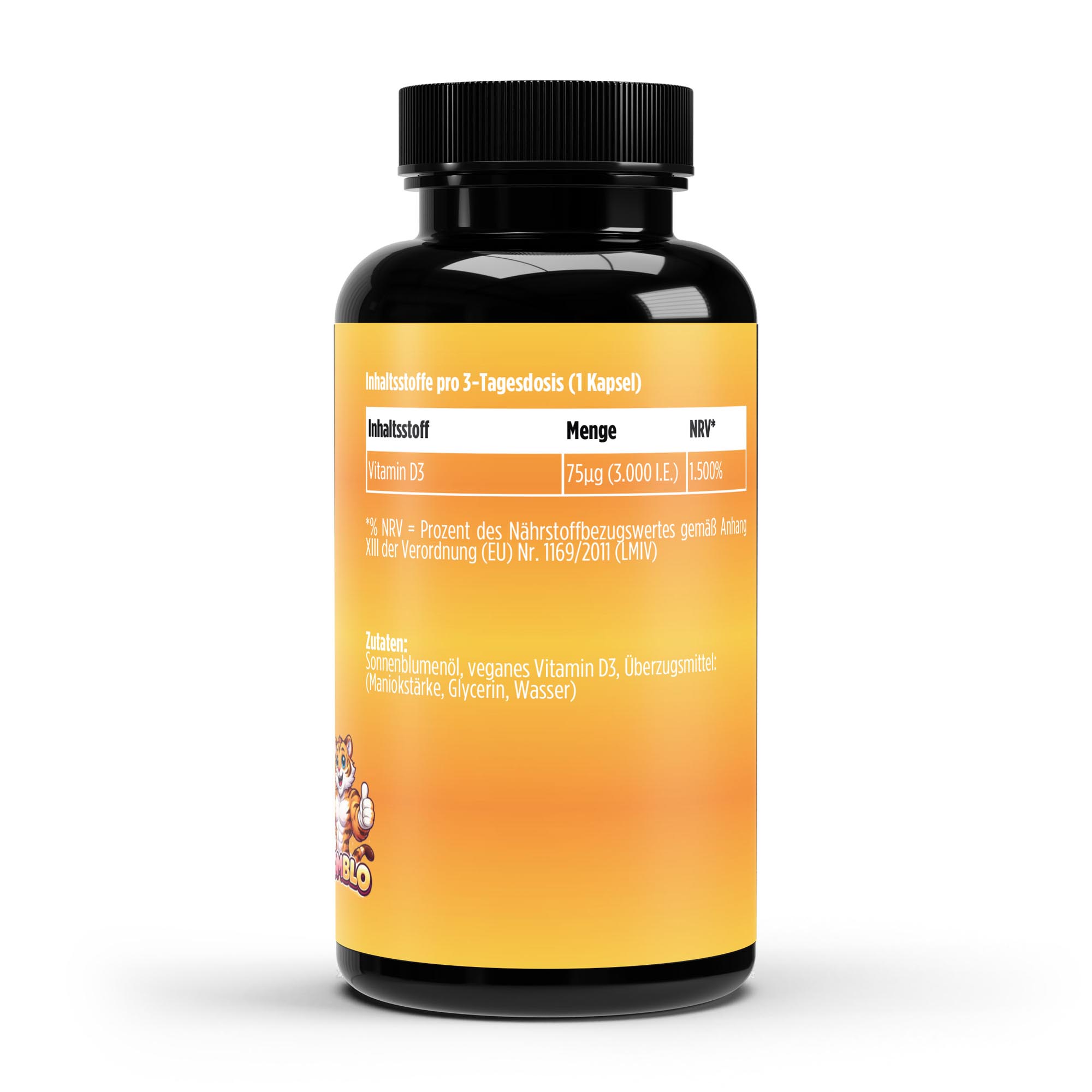 Vitamin D3 3.000 I.E – 60 vegane Softgels