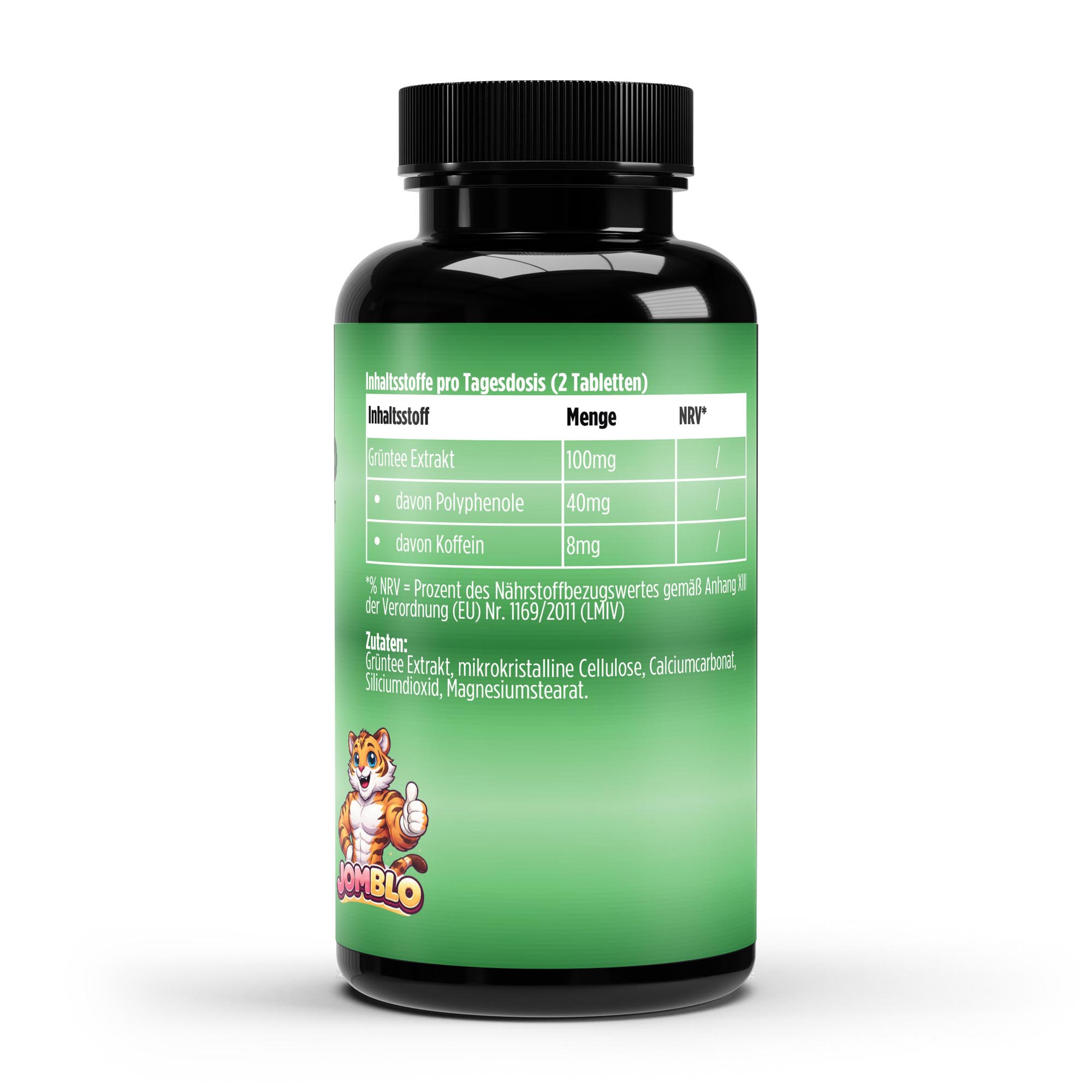 Grüntee Extrakt 40% Polyphenole – 60 Kapseln