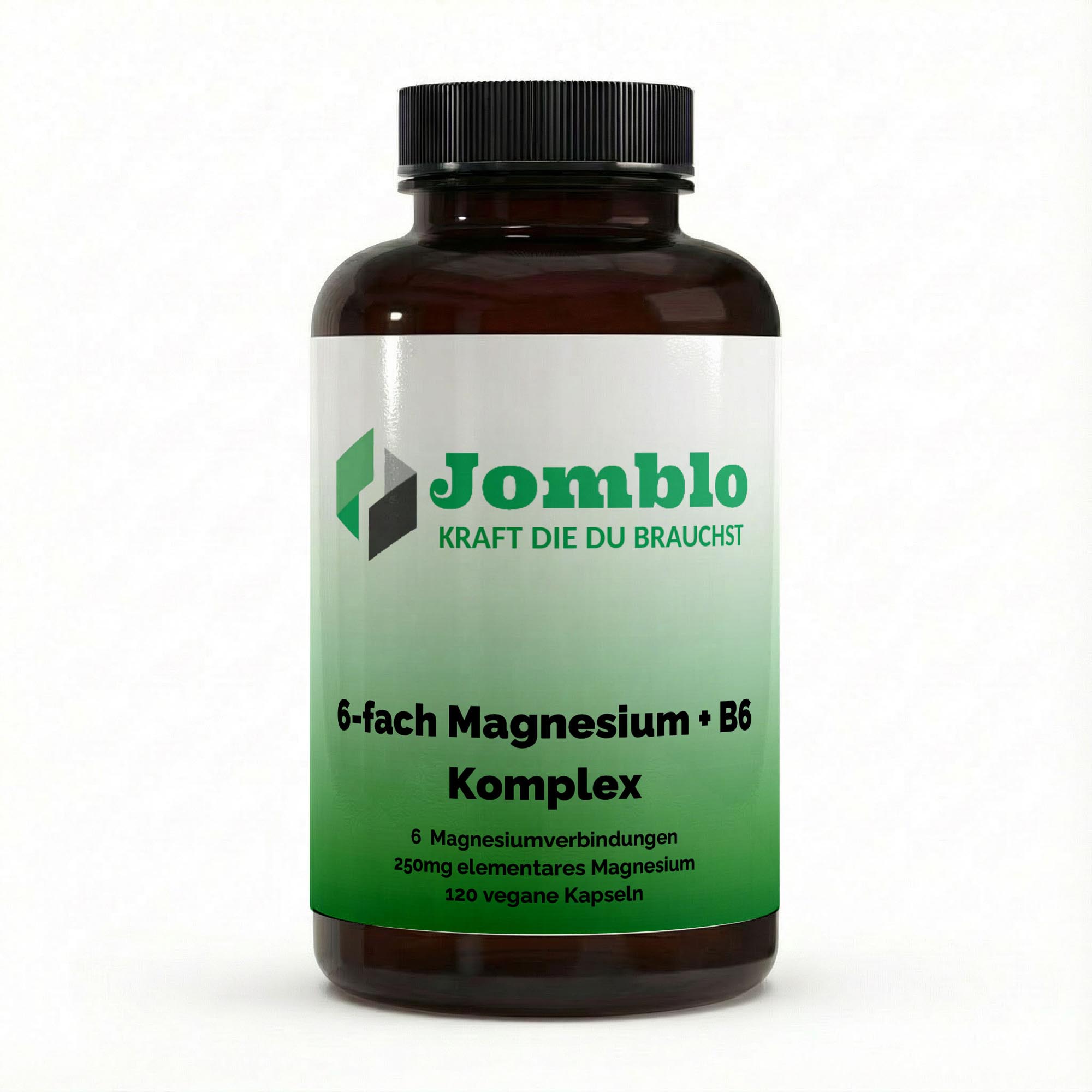 Magnesium 6x Komplex + B6 – 120 vegane Kapseln