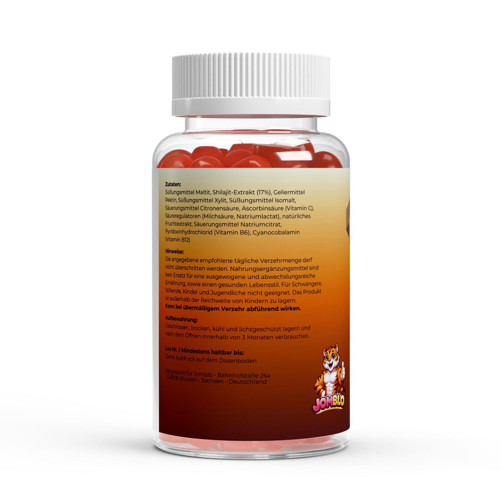 Premium Shilajit Gummies 1000 + Vitamin C,B6, B12 – 60 Stk