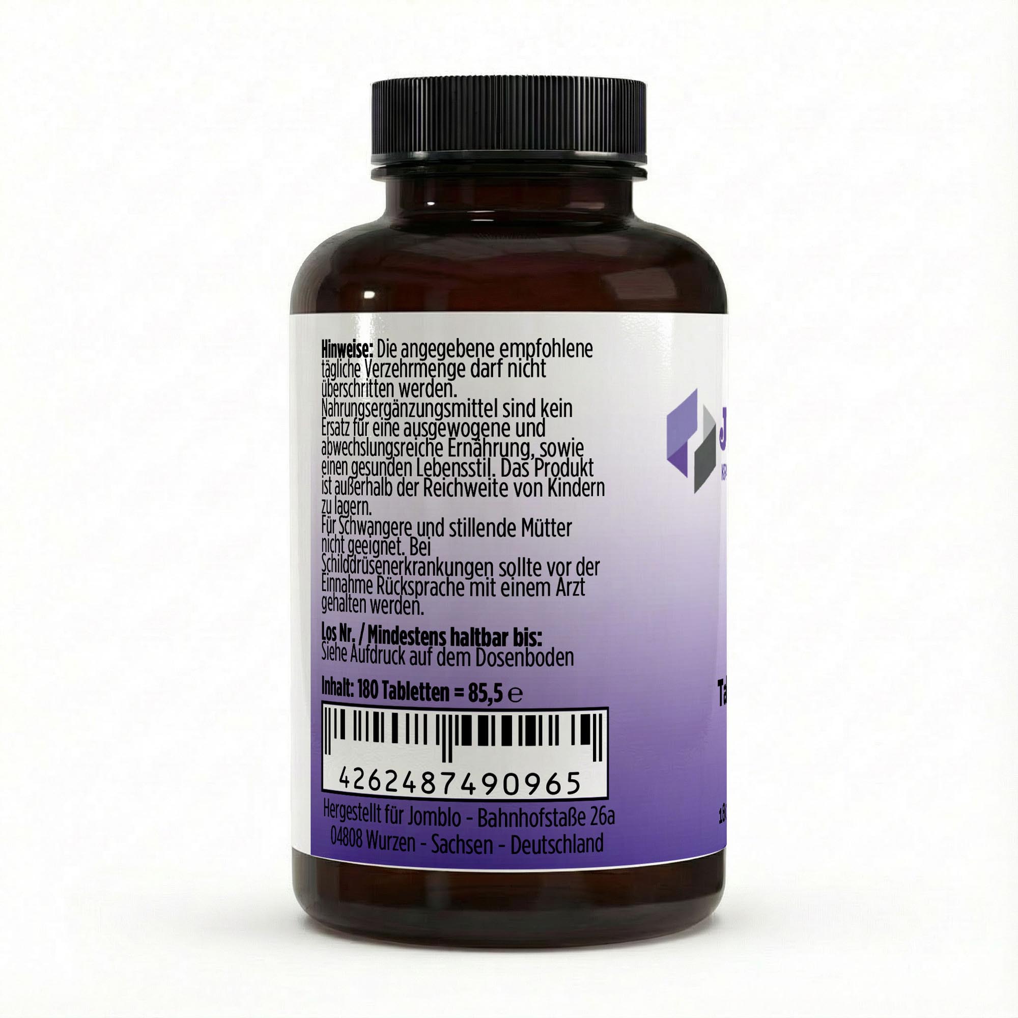 Jod – 180 vegane Tabletten