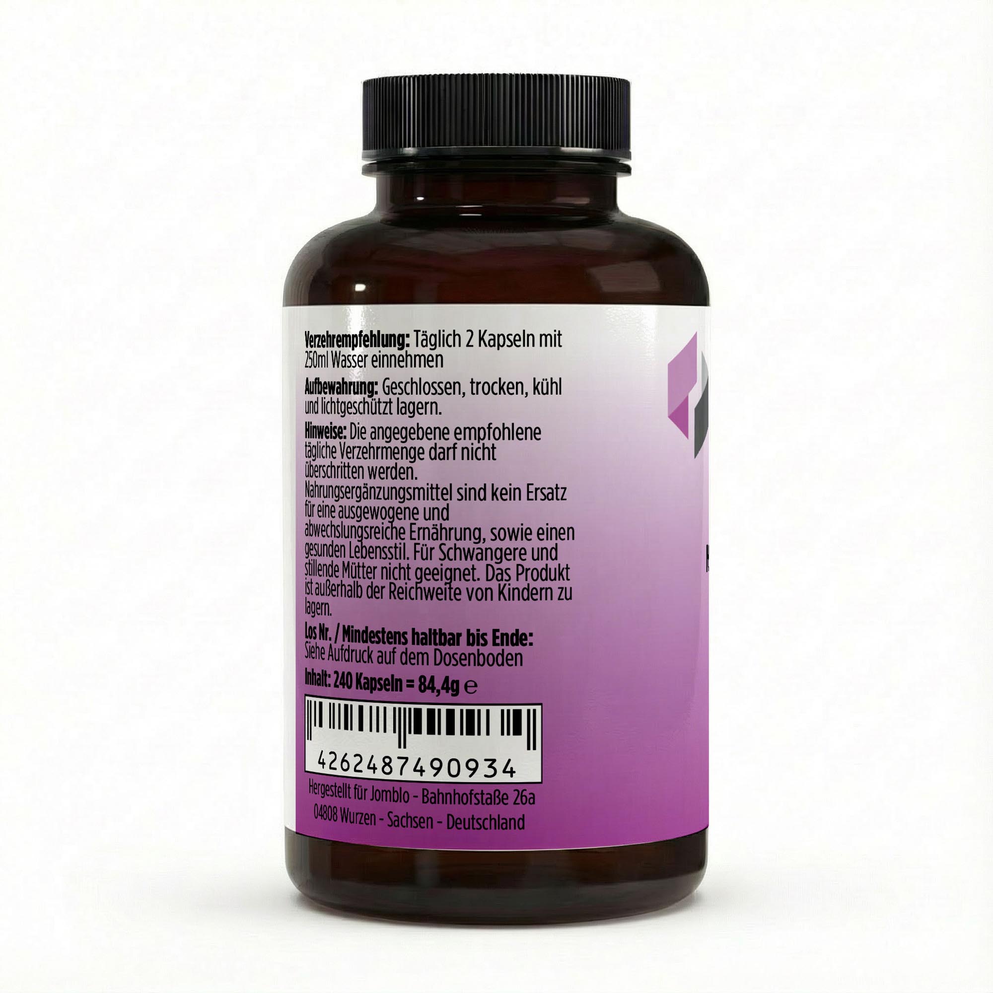 Mönchspfeffer – 240 vegane Kapseln