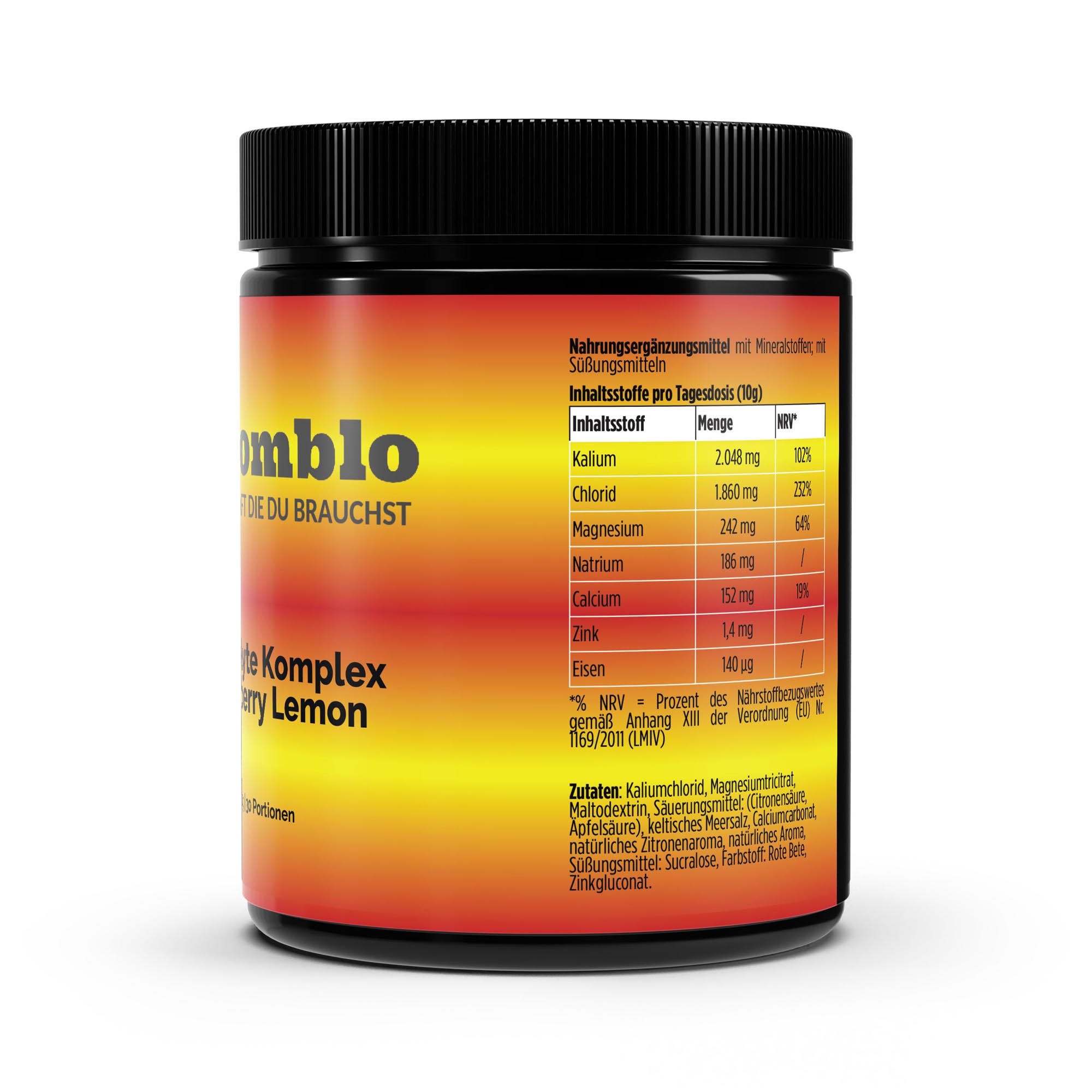 Elektrolyte Pulver Strawberry Lemon – 300g