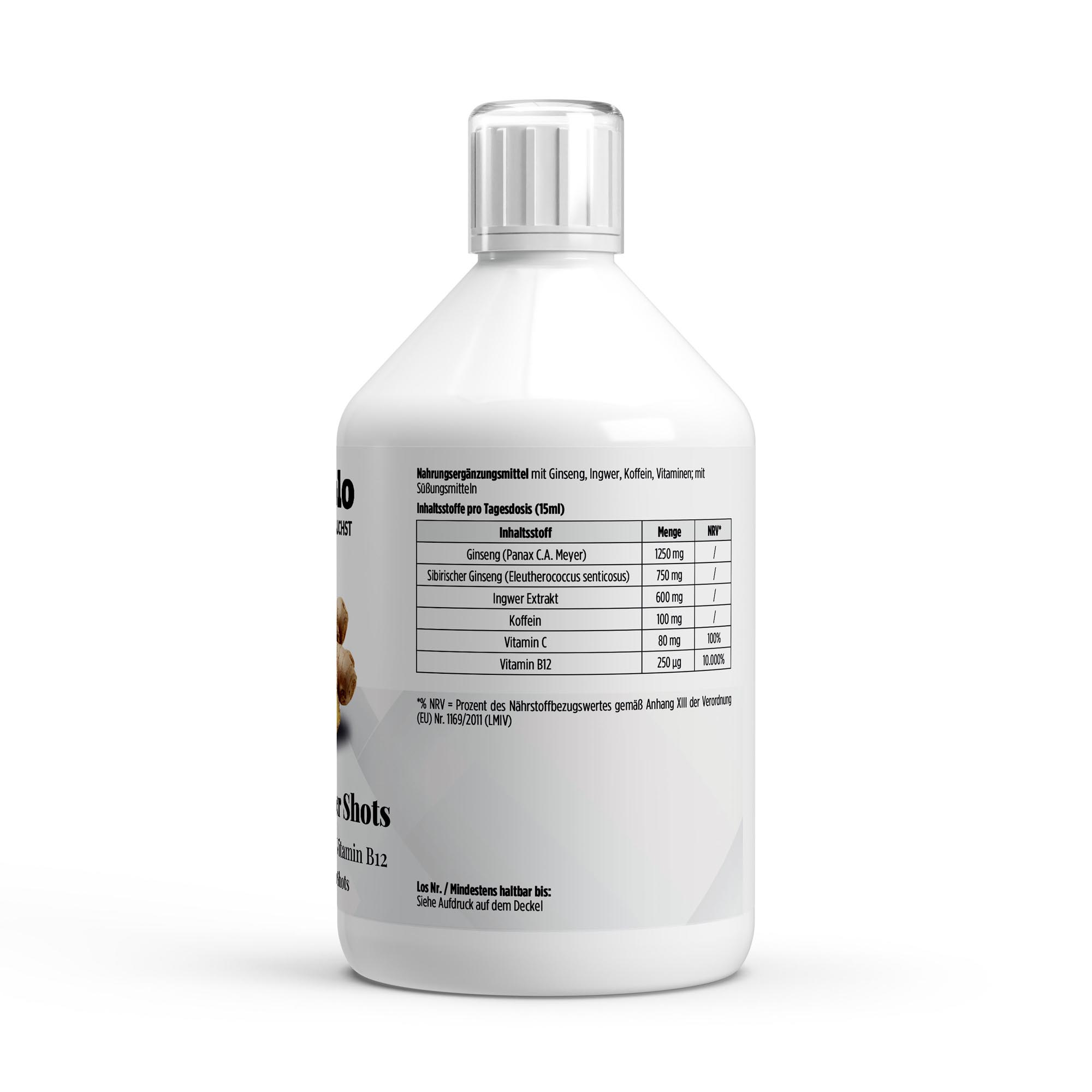 Ginseng Power Plus+ – 33 Shots – 500ml