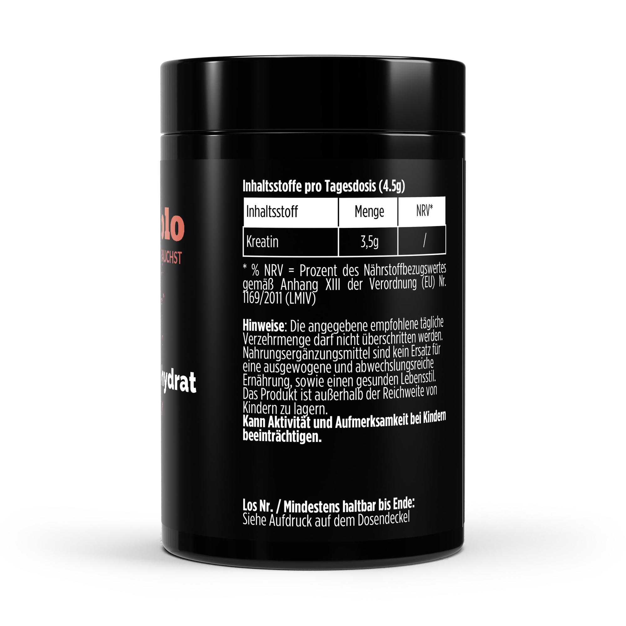 Kreatin Monohydrat Raspberry- 500g