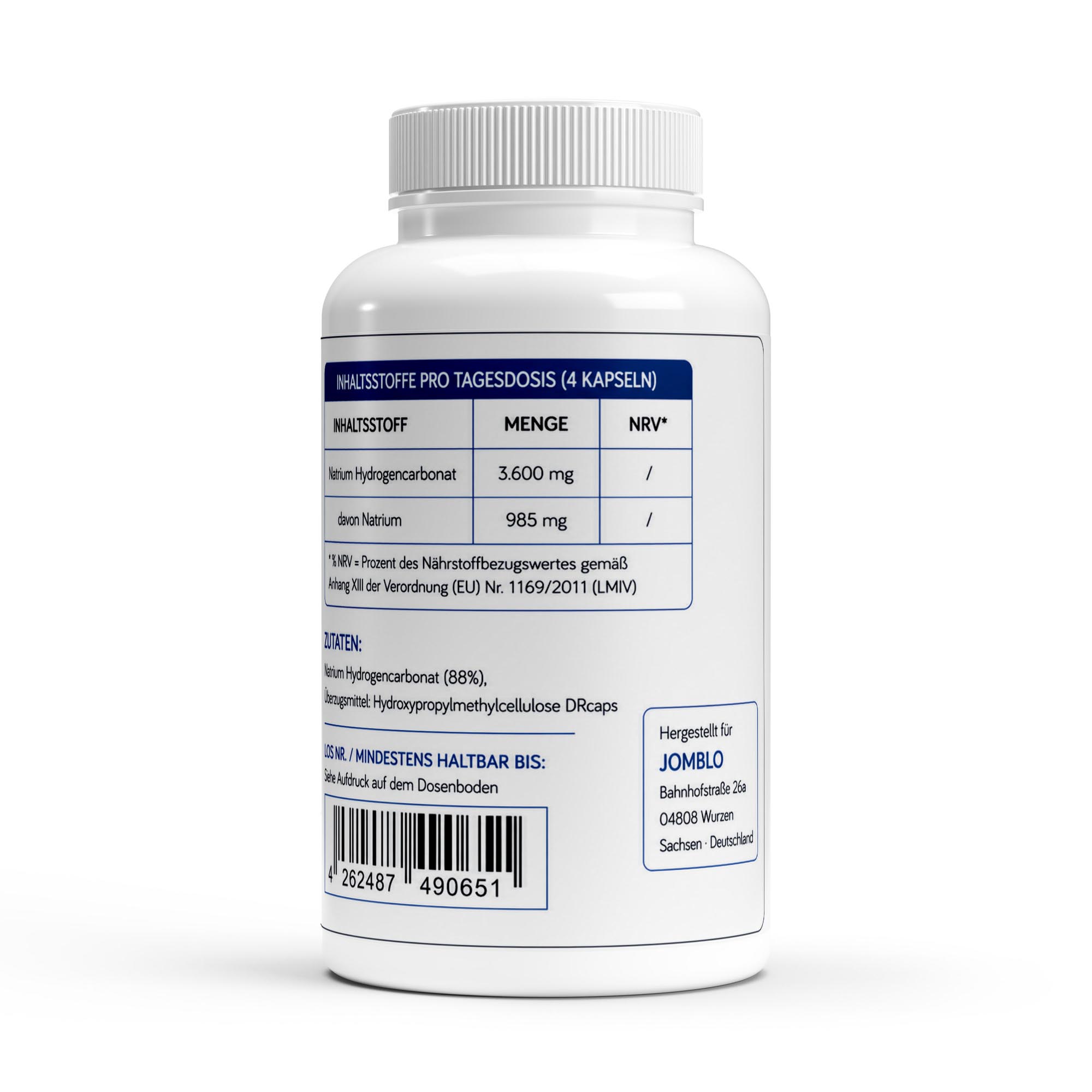 Natron Magensaftresistent – 120 Kapseln