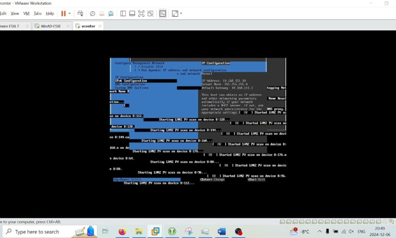Install vCenter Join To AD Install vCenter Join To AD