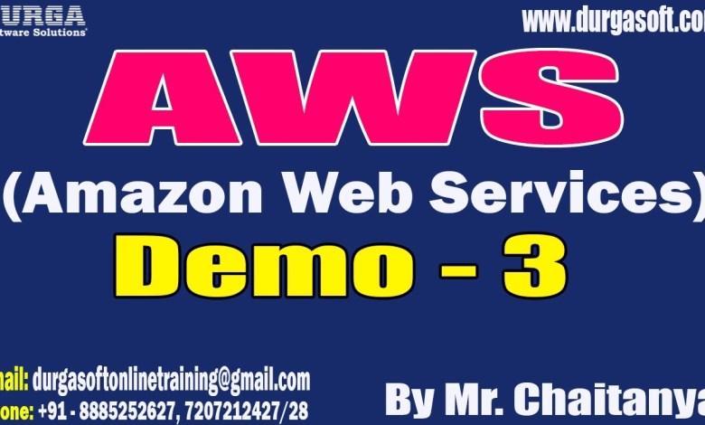 AWS (Amazon Web Services) tutorials || Demo – 3 || by Mr. Chaitanya On 13-12-2023 @6AM IST AWS (Amazon Web Services) tutorials || Demo – 3 || by Mr. Chaitanya On 13-12-2023 @6AM IST