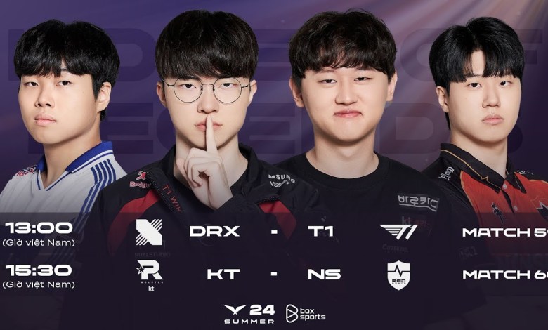 Bình Luận Tiếng Việt: DRX vs T1 | KT vs NS | Tuần 6 Ngày 5 | LCK Mùa Hè 2024 Bình Luận Tiếng Việt: DRX vs T1 | KT vs NS | Tuần 6 Ngày 5 | LCK Mùa Hè 2024