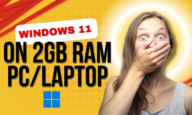 I Made Windows 11 Run On A 2GB RAM Device I Made Windows 11 Run On A 2GB RAM Device