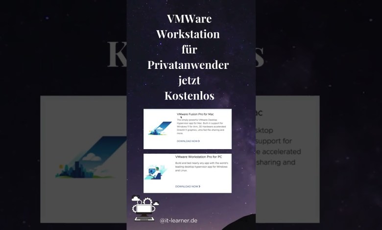 VMWare Workstation für Privatanwender jetzt kostenlos! #administration #windows#vmware VMWare Workstation für Privatanwender jetzt kostenlos! #administration #windows#vmware