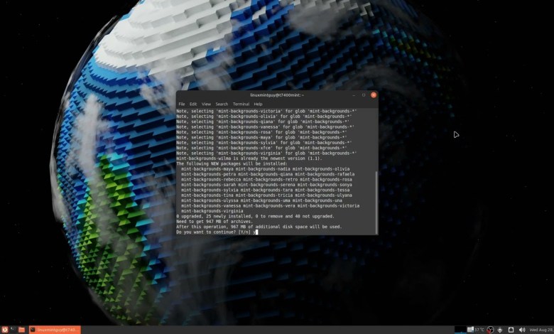 Linux Mint – Install ALL Wallpapers v1-22 Linux Mint – Install ALL Wallpapers v1-22
