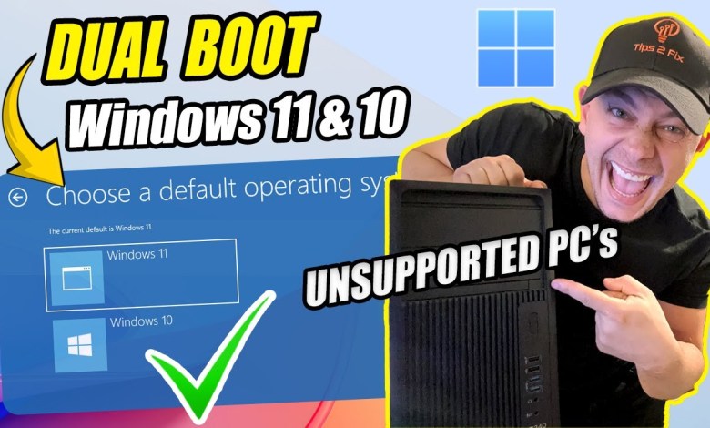 How to Dual Boot Windows 11 24H2 with Windows 10 on the Same Drive (Unsupported PC) How to Dual Boot Windows 11 24H2 with Windows 10 on the Same Drive (Unsupported PC)