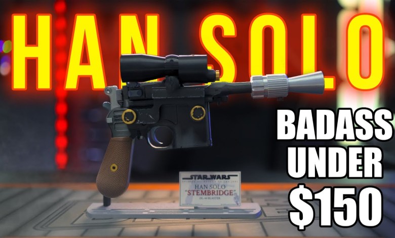 A Star Wars Han Solo Blaster Prop Replica That Won’t Blow Your Budget! A Star Wars Han Solo Blaster Prop Replica That Won’t Blow Your Budget!