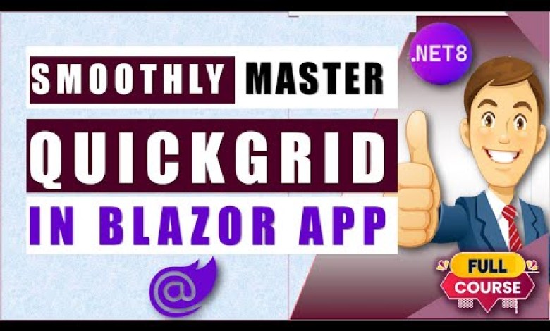 .NET 8 QuickGrid: Effortless Add, Update, Delete, Filter, Sort & Paginate – No More External Library .NET 8 QuickGrid: Effortless Add, Update, Delete, Filter, Sort & Paginate – No More External Library