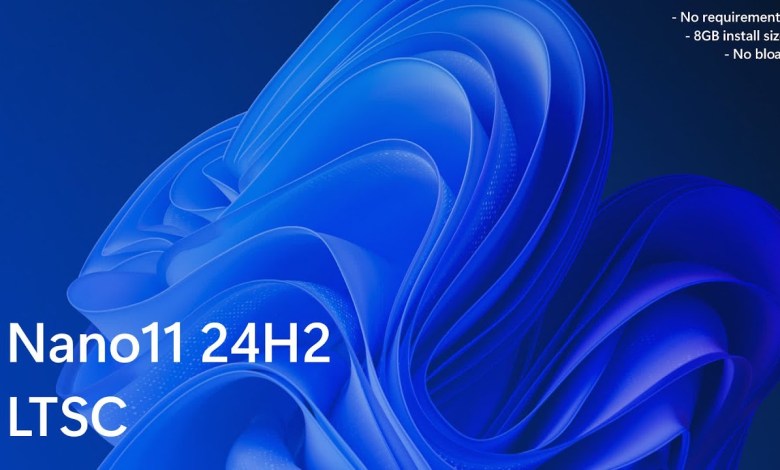 Nano11 24H2 LTSC: the BEST LITE version of Windows 11! Nano11 24H2 LTSC: the BEST LITE version of Windows 11!