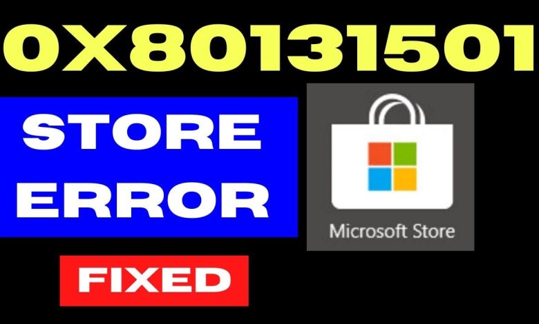 Microsoft Store error code 0x80131501 on Windows 11 / 10 Fixed Microsoft Store error code 0x80131501 on Windows 11 / 10 Fixed