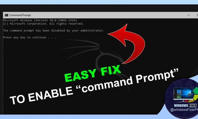 Fix ‘CMD Blocked by Administrator’ Error on Windows – Quick Solution! Fix ‘CMD Blocked by Administrator’ Error on Windows – Quick Solution!