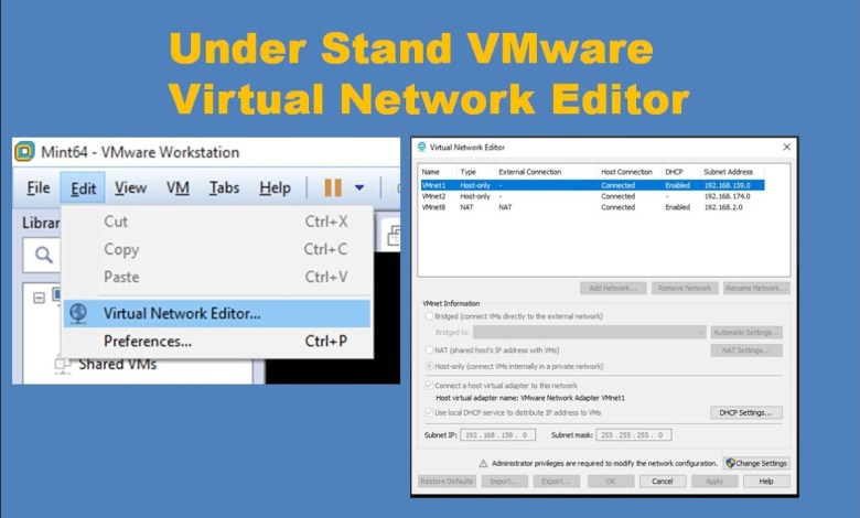 Using the Virtual Network Editor | VMware Workstation pro 17 Using the Virtual Network Editor | VMware Workstation pro 17