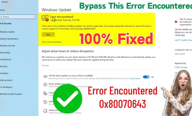 Fix Windows Update Error 0x80070643 (KB5034441) Windows 10 | Error Encountered Windows Update Error Fix Windows Update Error 0x80070643 (KB5034441) Windows 10 | Error Encountered Windows Update Error