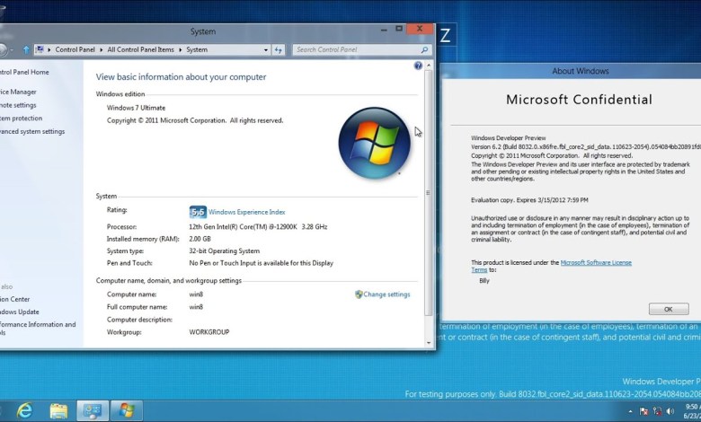 Windows 8 Build 8032 Windows 8 Build 8032