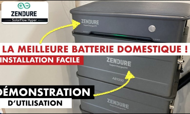 Zendure Hyper : Réinstallation de la batterie domestique et tests de charge et décharge. Zendure Hyper : Réinstallation de la batterie domestique et tests de charge et décharge.