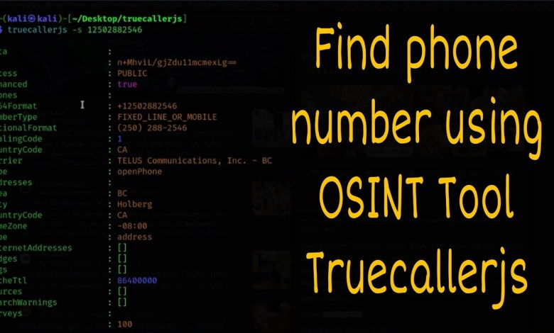 How to install OSINT tool Truecallerjs in Kali Linux How to install OSINT tool Truecallerjs in Kali Linux