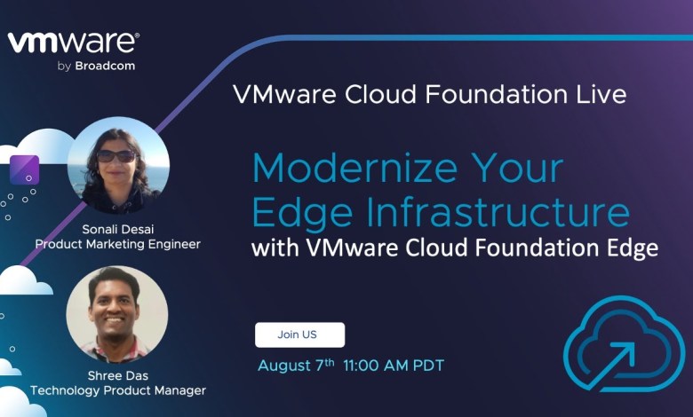 Modernize Your Edge Infrastructure with VMware Cloud Foundation Edge Modernize Your Edge Infrastructure with VMware Cloud Foundation Edge