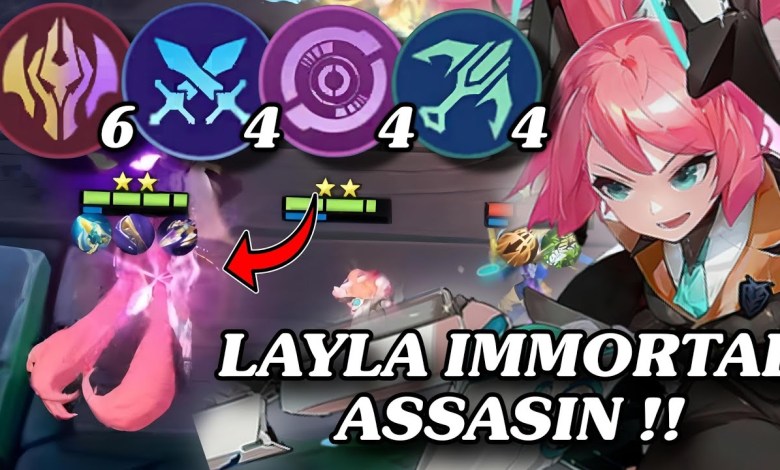 HYPER LAYLA 35 STACK IMMORTAL ASSASSIN !! COMBO 6444 MAGIC CHESS MOBILE LEGENDS 2024 !! HYPER LAYLA 35 STACK IMMORTAL ASSASSIN !! COMBO 6444 MAGIC CHESS MOBILE LEGENDS 2024 !!