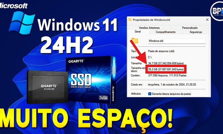 Como Liberar MUITO ESPAÇO no PC com Windows 11 24H2 Como Liberar MUITO ESPAÇO no PC com Windows 11 24H2