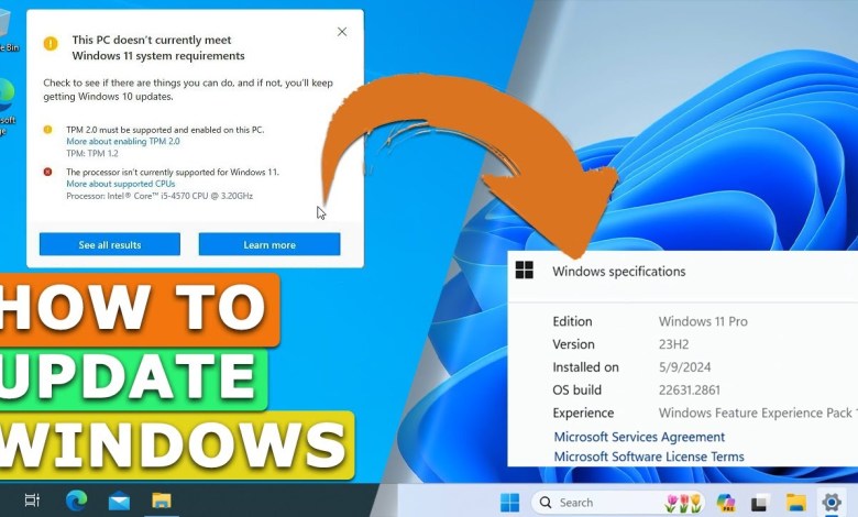 How to Upgrade Windows 10 to Windows 11 on Unsupported Hardware Easily 2024 How to Upgrade Windows 10 to Windows 11 on Unsupported Hardware Easily 2024