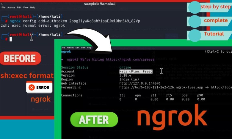 how to install Ngrok in kali linux | Fix All bugs and errors while installing the Ngrok in kali how to install Ngrok in kali linux | Fix All bugs and errors while installing the Ngrok in kali