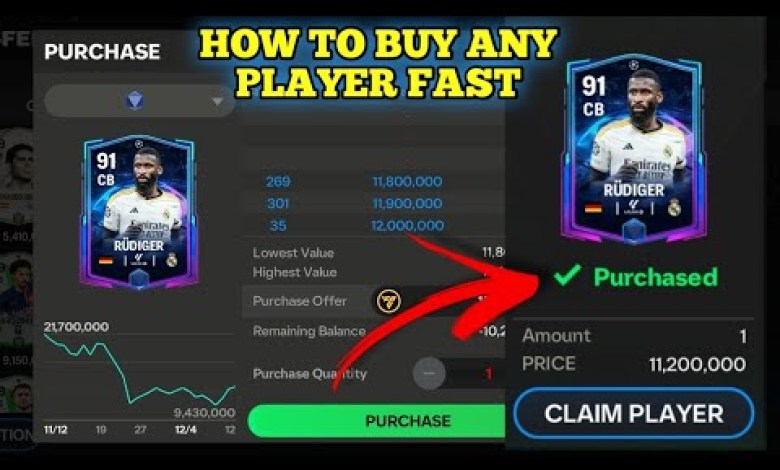 How to purchase player fast in fc mobile | Fc mobile market || how to buy players in fc mobile How to purchase player fast in fc mobile | Fc mobile market || how to buy players in fc mobile