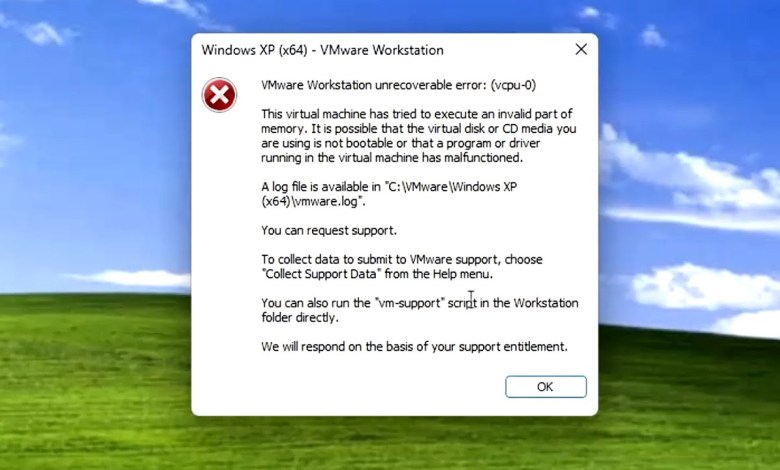 My VM turned into a Blue Screen Generator My VM turned into a Blue Screen Generator