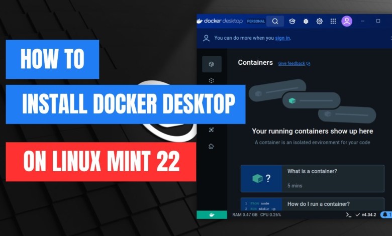 How to Install Docker Desktop on Linux Mint 22 How to Install Docker Desktop on Linux Mint 22