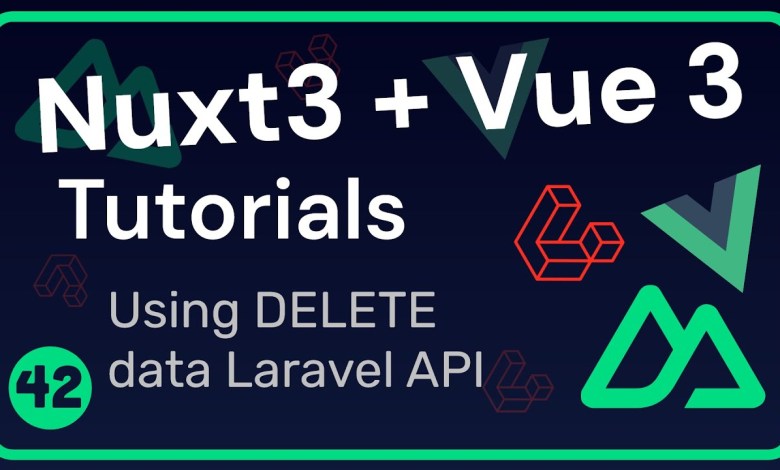 Using DELETE Data Laravel API | Nuxt 3 Tutorials #42 | Urdu & Hindi Using DELETE Data Laravel API | Nuxt 3 Tutorials #42 | Urdu & Hindi