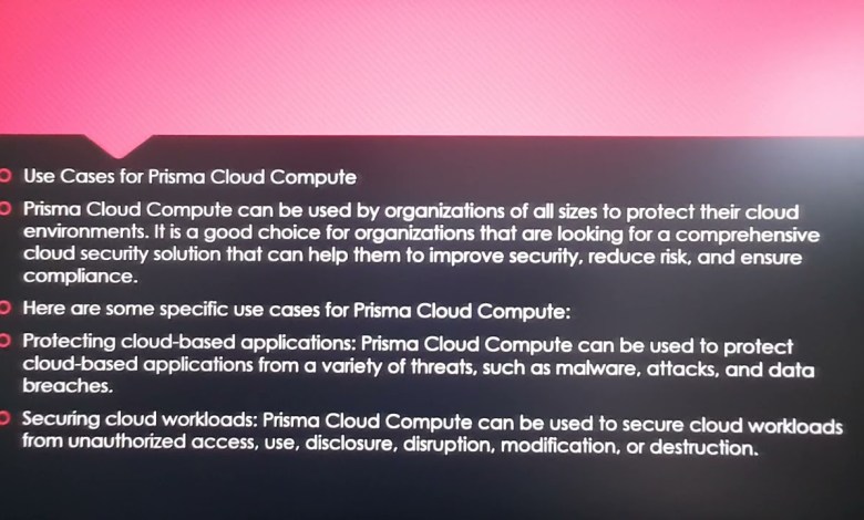 Prisma Cloud Compute: The Ultimate Cloud Security Solution Prisma Cloud Compute: The Ultimate Cloud Security Solution