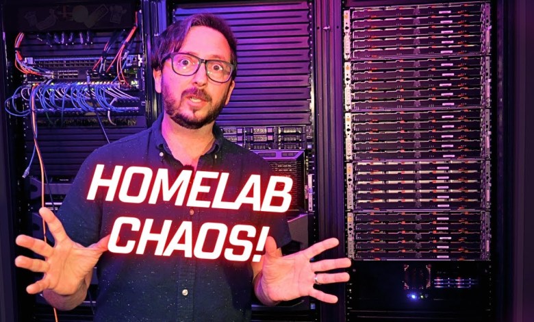 Insane Homelab is a MESS! Insane Homelab is a MESS!